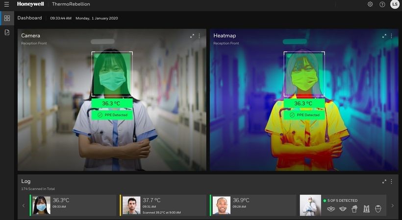 霍尼韦尔推出新的数字体温筛查系统